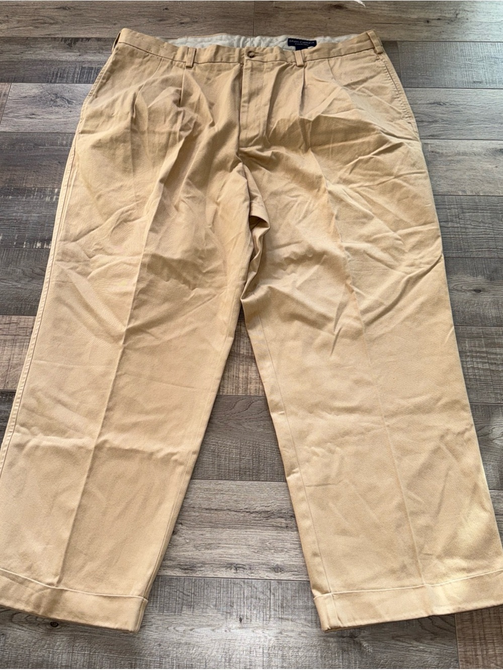 Daniel Cremeiux Men's Classic Tan Chino Pants new 42/30
